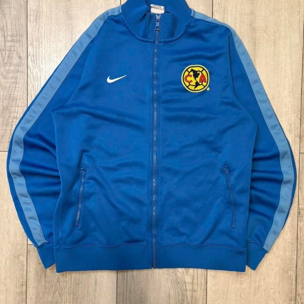 RARE NIKE CLUB AMERICA AGUILAS MEXICO TRACK‎ JACKET MEN'S SIZE L